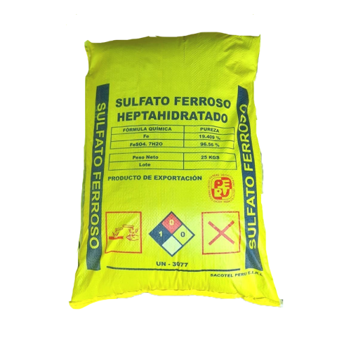 Sulfato Ferroso Heptahidratado – QUIMICOS Y ANEXOS SAC